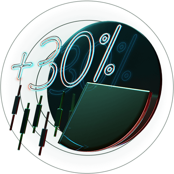 30 percent for promo