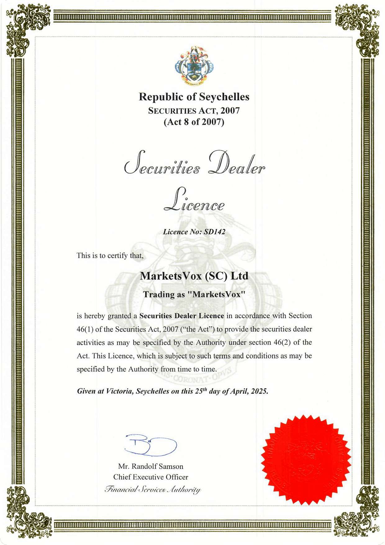 MarketsVox-(Seychelles)-Financial-Services-Ltd-SDL&SDRL c